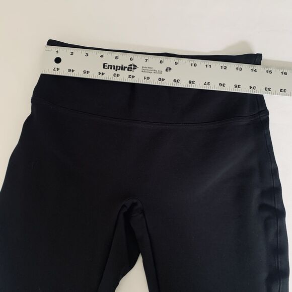 Spanx Leggings Ponte Ankle Women L High Waisted Classic Black 20264R Stretch - Picture 5 of 8